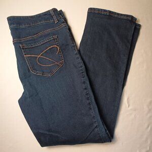 Chico's Dark Blue Straight Leg Jeans   Fits tight